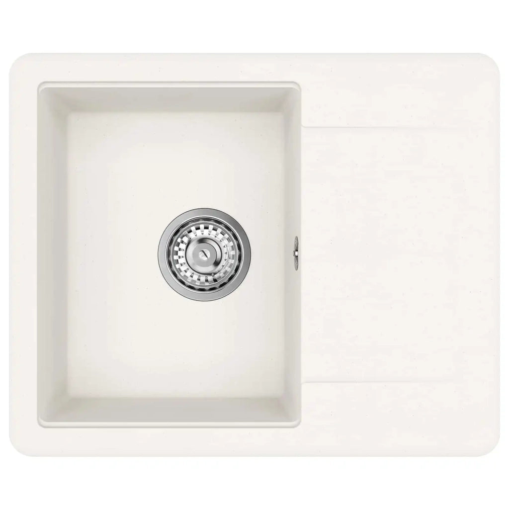 Lavello Bianco 560 x 460 mm 80% Quarzo e 20% Resina CFW1360852