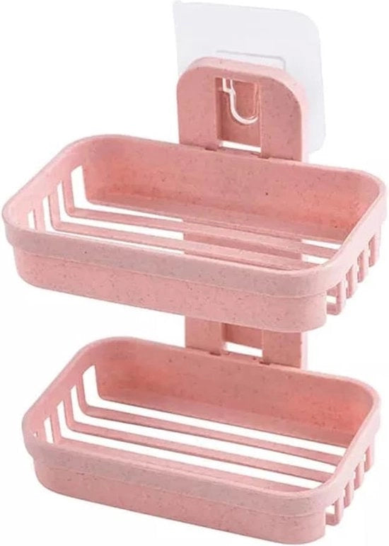Accessori bagno - Supporto per sapone - Doccia / Bagno accessorio - Accessorio bagno universale - 2 strati - Accessori bagno - Supporto per shampoo/sapone