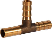 Connettore a T in rame - 3 vie - per aria/acqua/gas/olio - resistenza termica 100°C - materiale duraturo
