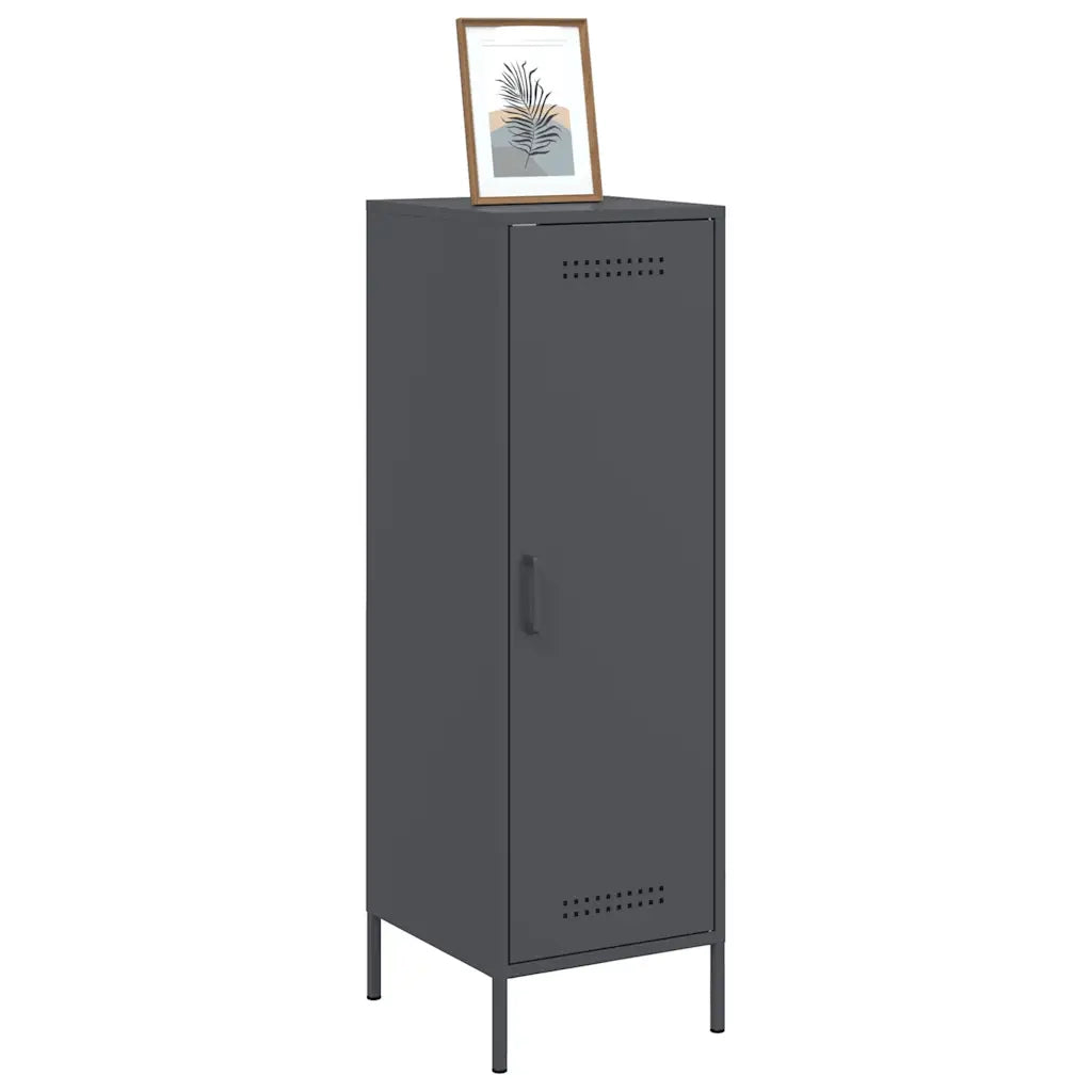 Credenza Antracite 36x39x113 cm in Acciaio 843008