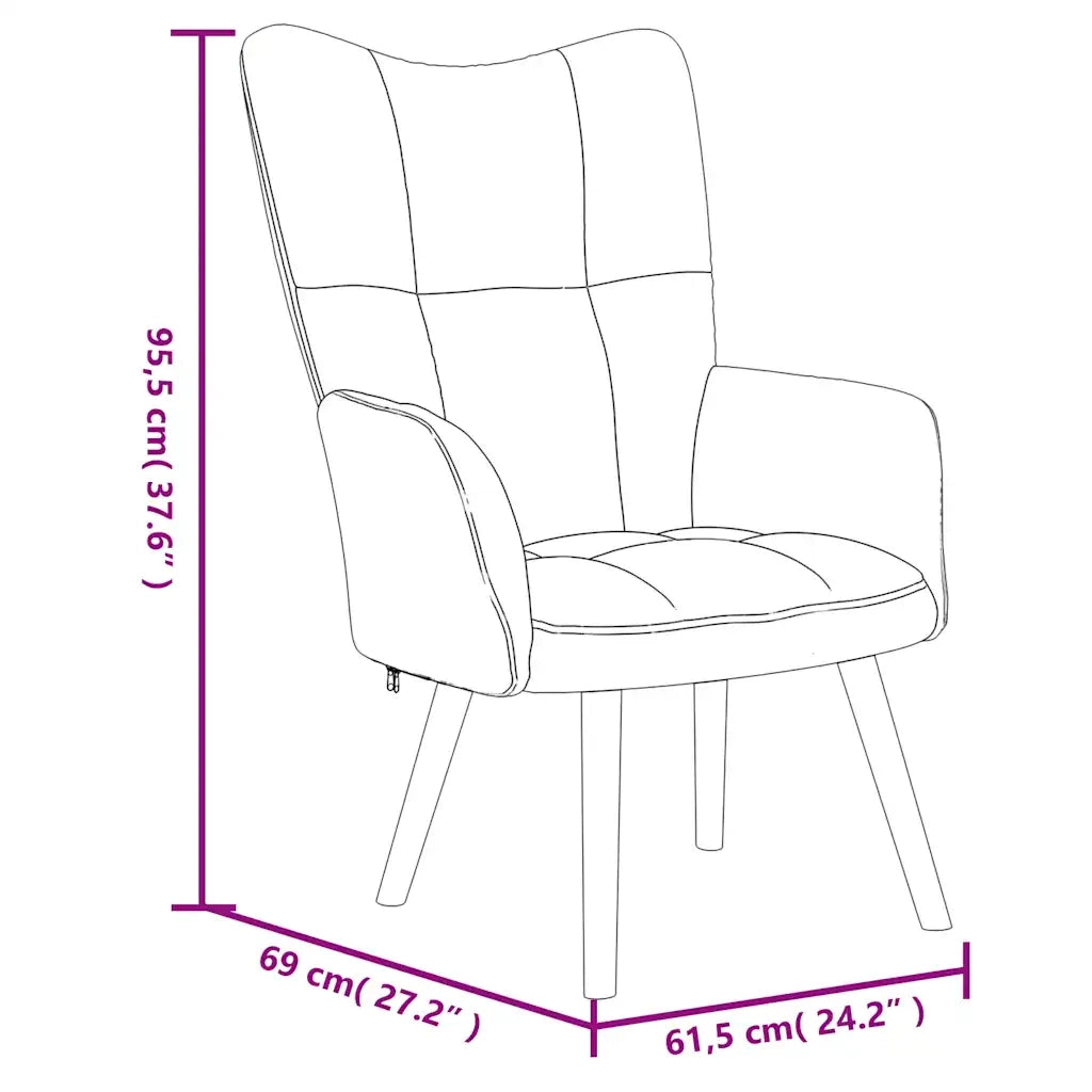 Poltrona Relax Nera in Velluto cod mxl 54440
