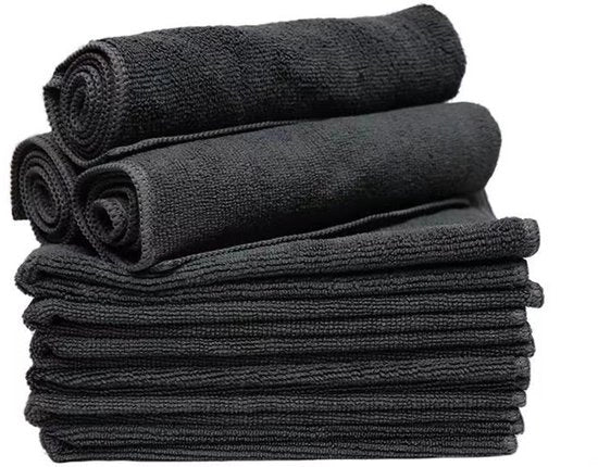 Pacchetto di 10 asciugamani microfibra resistenti alla biancheria, assorbenti e impermeabili, rapidamente asciuganti, ideali per parrucchieri, palestre, bagni, centri benessere e barbieri.