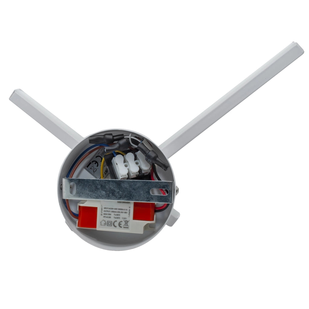 Applique moderno LED 6W lampada stilizzata parete muro luce camera letto soggiorno salotto ingresso 230V 6000K