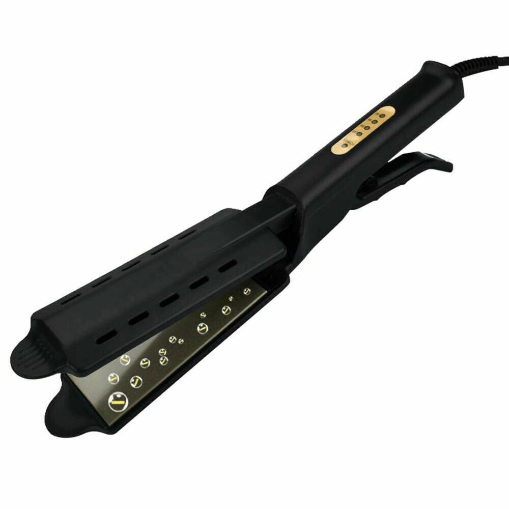 Trade Shop - Piastra Per Capelli Ionico A Vapore In Tormalina Professionale Super Lisciante -