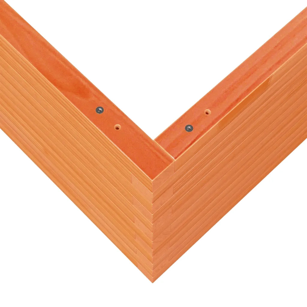Fioriera Giardino Marrone Cera 80x80x45,5cm Legno Massello Pino 847260