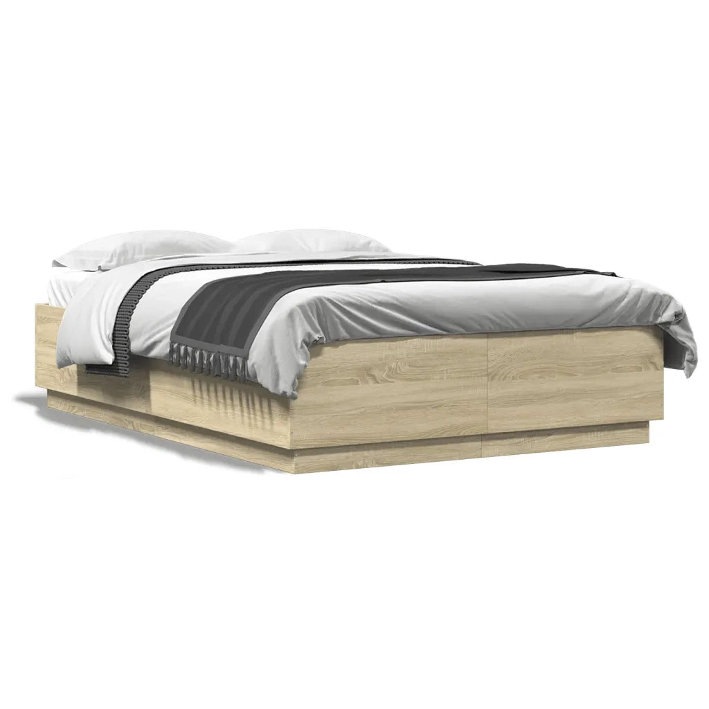 Giroletto-Struttura Letto Rovere Sonoma 120x200 cm in Legno Multistrato 148967