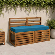 Cuscino per la seduta SOEST 100% Poliestere Azzurro 946868