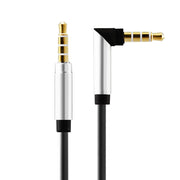 Trade Shop - Cavo Aux 3.5 Mm Maschio 1 Metro Cable Audio Stereo Mp3 Angolo Retto Vari Colori -