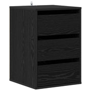 Cassettiera moderna per riporre oggetti in modo pratico 41 x 40 x 58 cm realizzata in legno di quercia nera 02_0058398