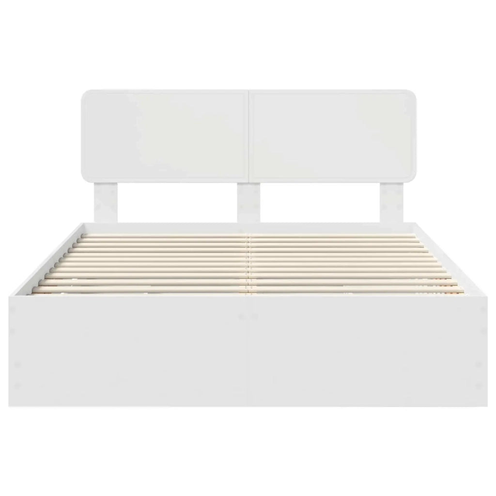 Struttura del letto Bianco 140 x 190 cm Legno ingegnerizzato 3412185