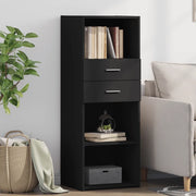 vidaXL Credenza Nera 45x42,5x124 cm in Legno Multistrato