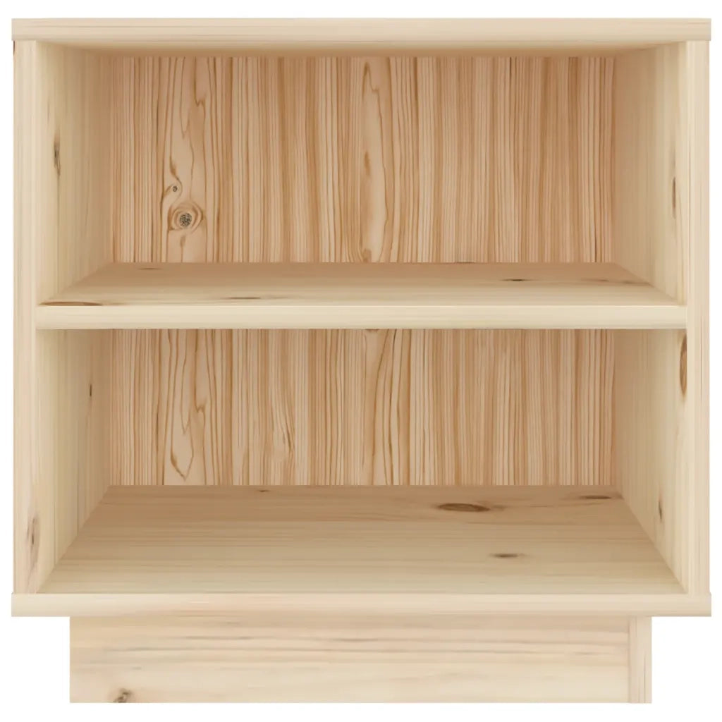 Comodini 2 pz-Set di 2 Tavolino da notte 40x34x40 cm in Legno Massello di Pino