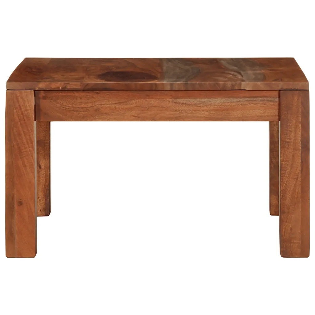 Tavolino da Caffè 60x60x35 cm in Legno Massello di Acacia 4102374