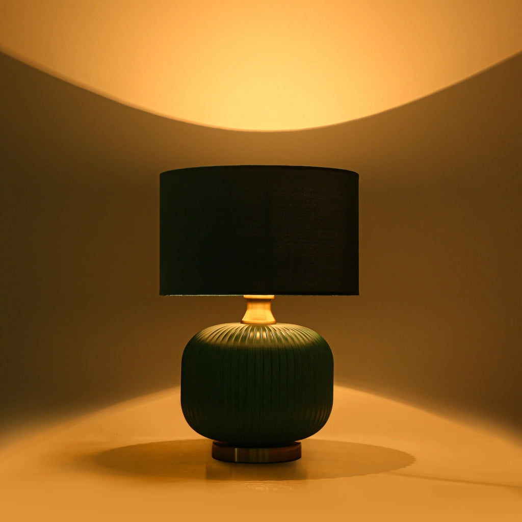 Lampada da tavolo Tamiza piccola verde E27 Light Prestige