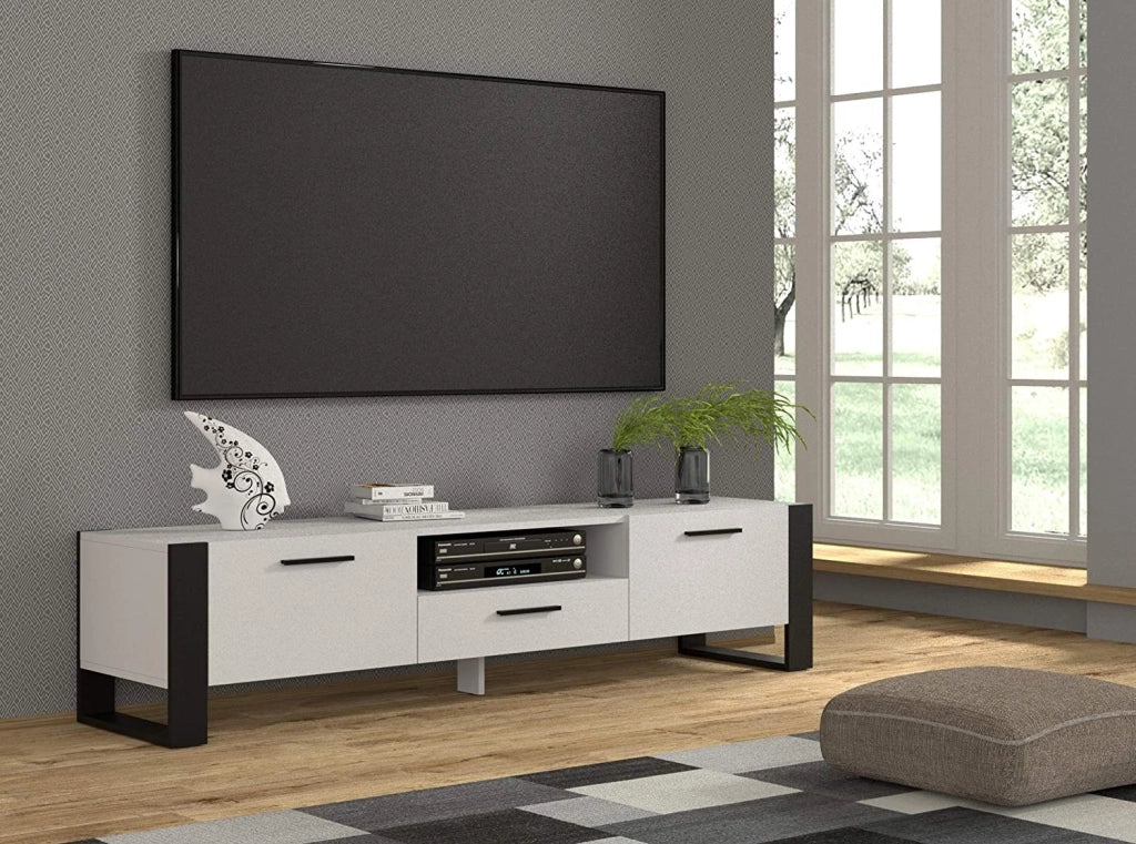 ARMADIO TV NUKA 200 BIANCO OPACO