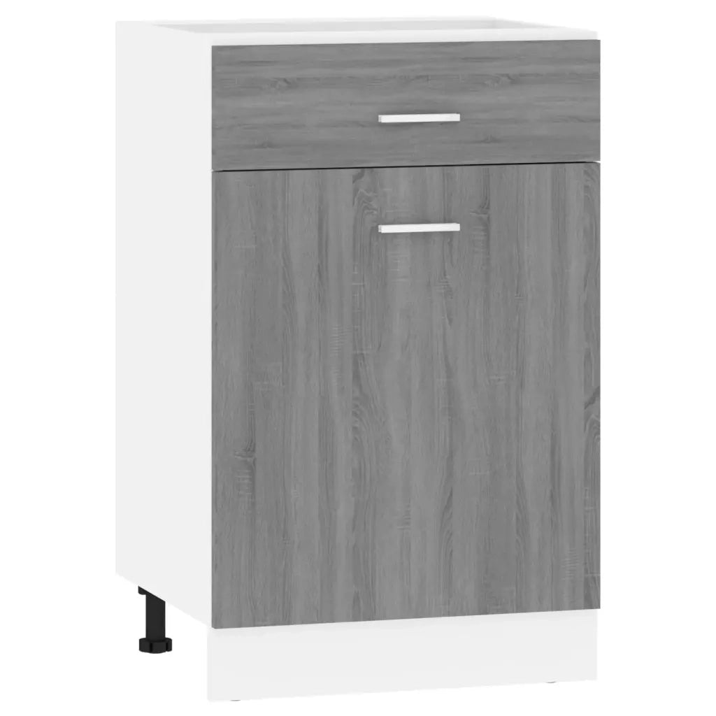 Mobile con Cassetto “Lyon” Grigio Sonoma 50x46x81,5 815574