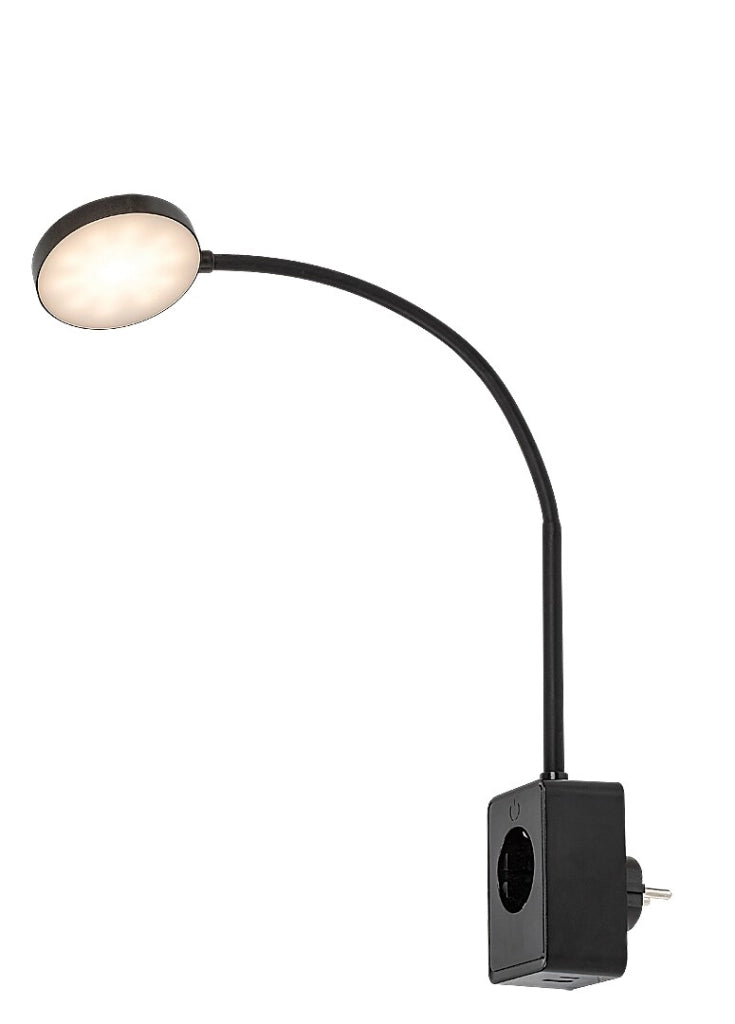 Lampada da parete LED Tivro nera Rabalux
