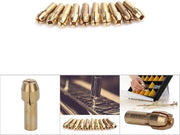 Set di Accessori per Strumento Rotativo Elettrico - 10 pezzi - Testa a Sezione Micro Twist - Diametro di Raggio 4,3mm.