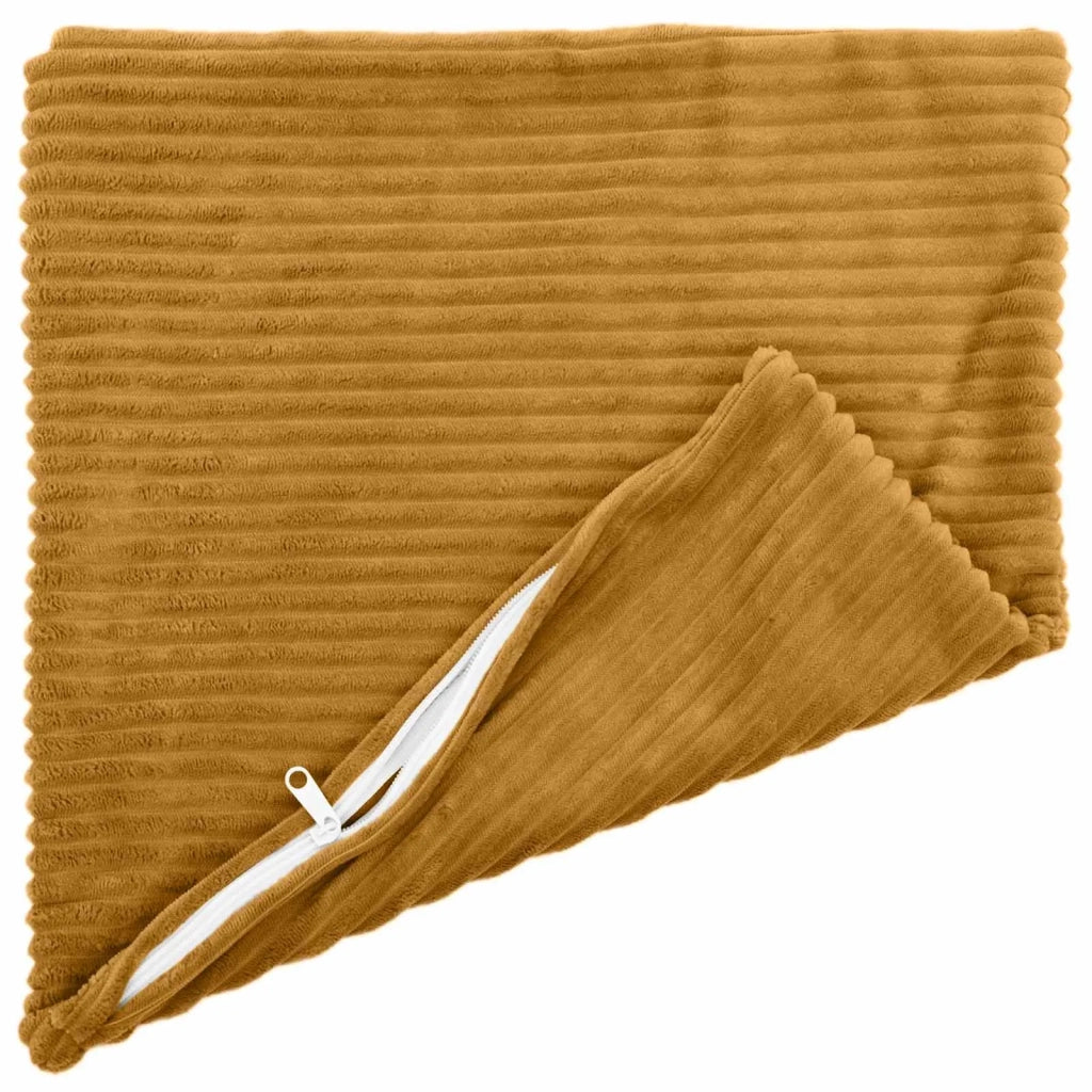 Federa 12 pcs HEERLEN Giallo 50 x 50 cm corduroy 910896