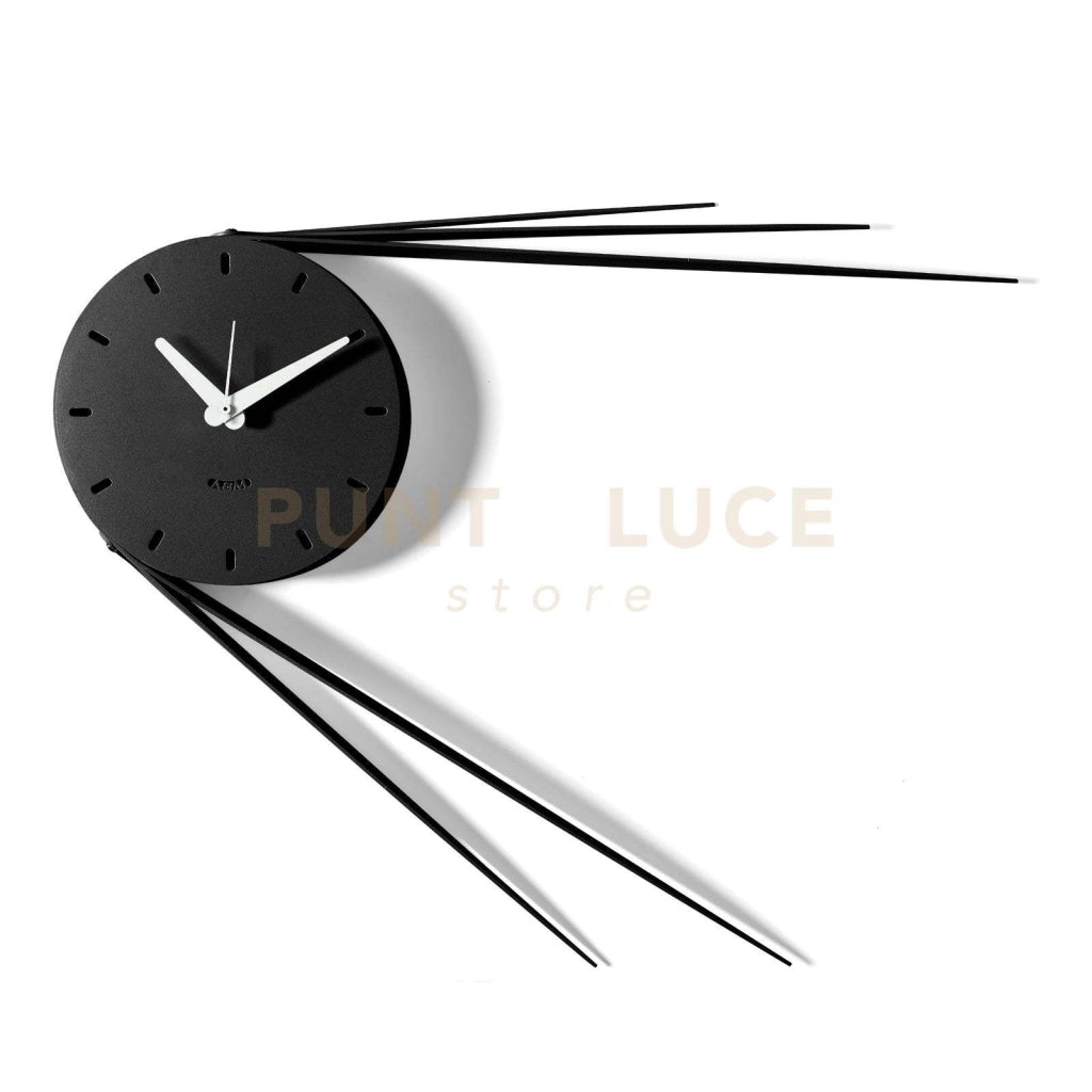 Orologio da parete di design Traslo Nero