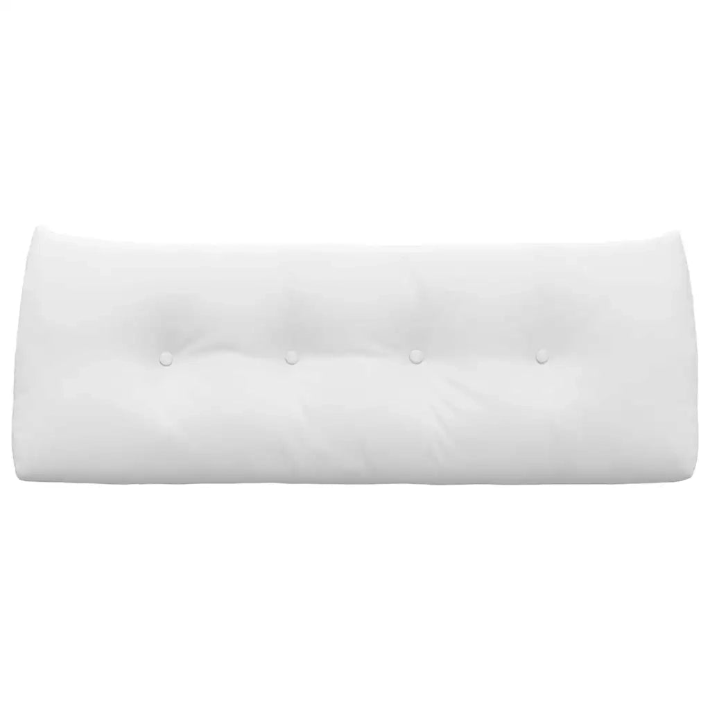Cuscino per Schiena Bianco 120 x 24 x 50 cm Tessuto