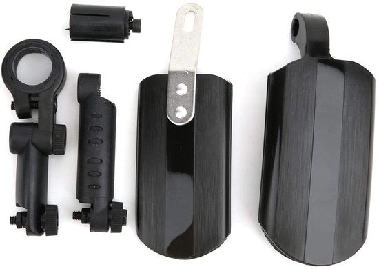 Set di Pedaliera - Materiale Resistente - Pedaliera Anteriore e Posteriore - Facile da Installare - Estensione per Maggiore Copertura - Ideale per l'Uso Off-Road - Protezione da Fango per Bicicletta
