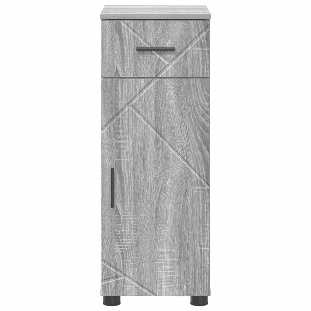 Mobile da Bagno con cassetto Grigio Sonoma 30 x 35 x 80 cm 883330
