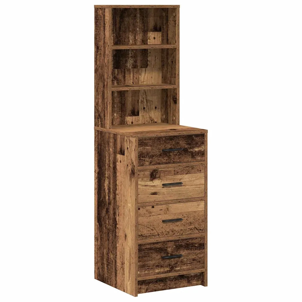 Credenza-Buffet-Armadio da cucina Legno vecchio 40 x 41 x 135 cm Legno multistrato
