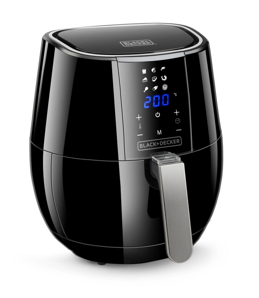 Black and Decker BXAF3500E Friggitrice ad aria 3.5 L 1500W 9 programmi Display Touch colore Nero