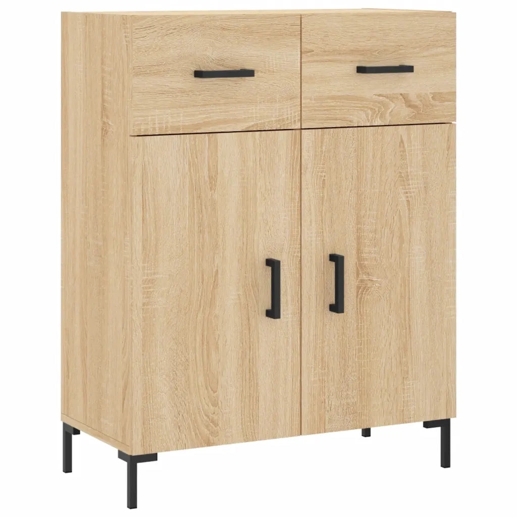 Credenza Rovere Sonoma 69,5x34x180 cm in Legno Multistrato 3198532