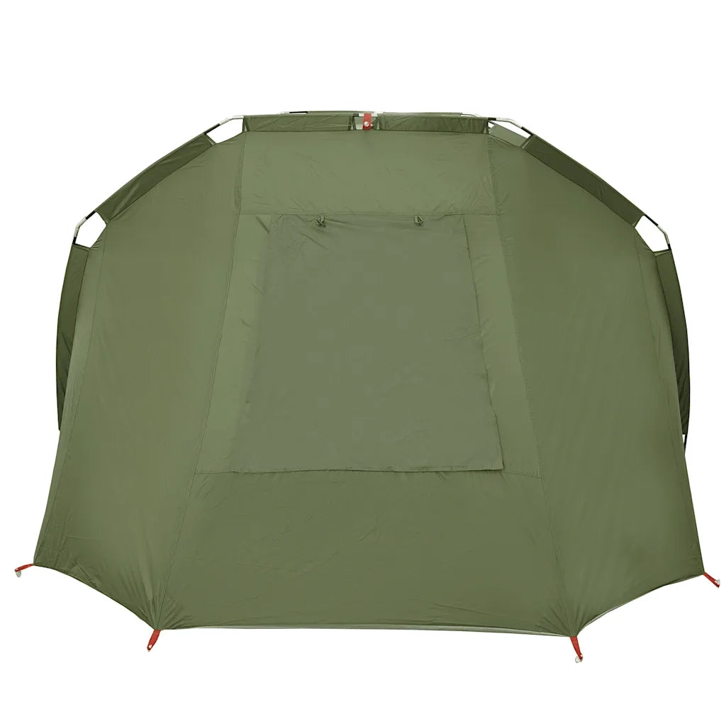 vidaXL Tenda da Pesca per 4 Persone Verde Oliva Impermeabile
