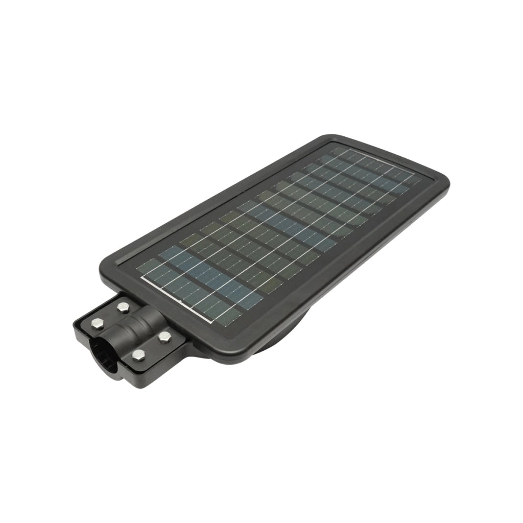 Lampada solare illuminazione stradale a LED 150W, IP65, 6500K con pannello solare, sensore di movimento, telecomando, montaggio su palo Breckner Germany
