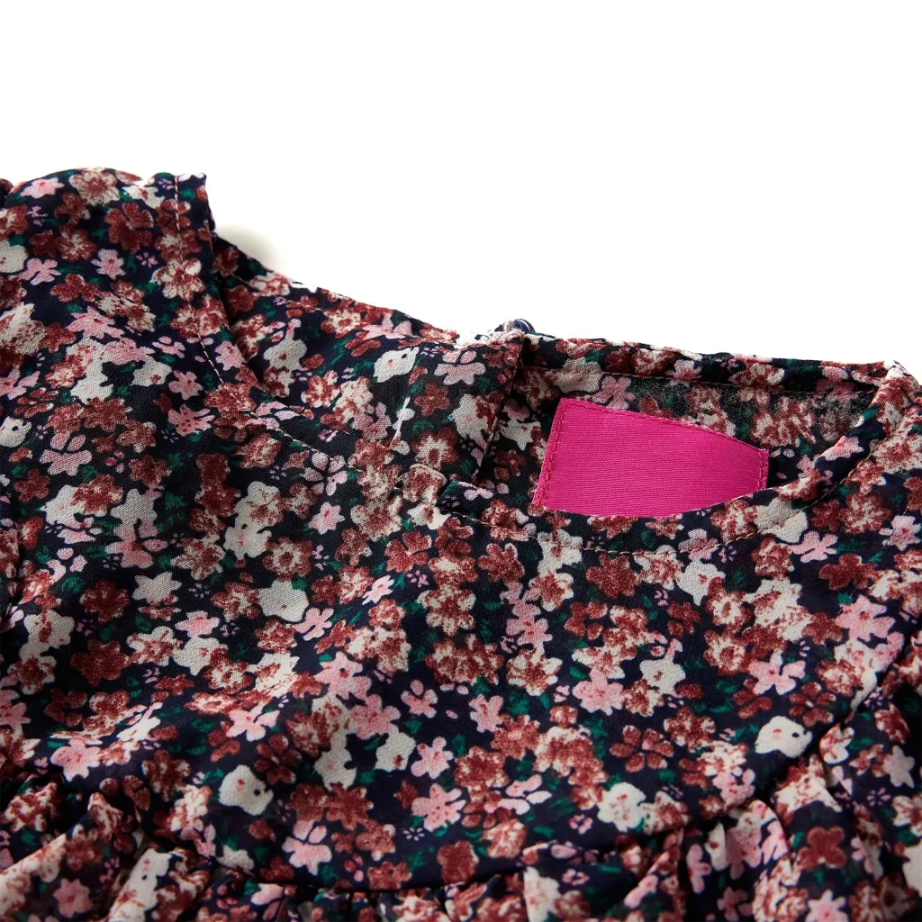 Camicia da Bambina a Maniche Lunghe Rosa Scuro 92 14404