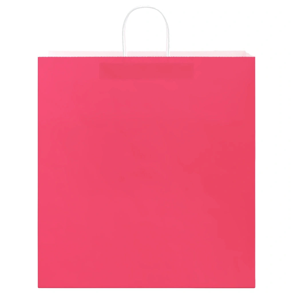 Sacchetti di Carta 50 pz con Manici Rosa 45x17x48 cm CFW5551345
