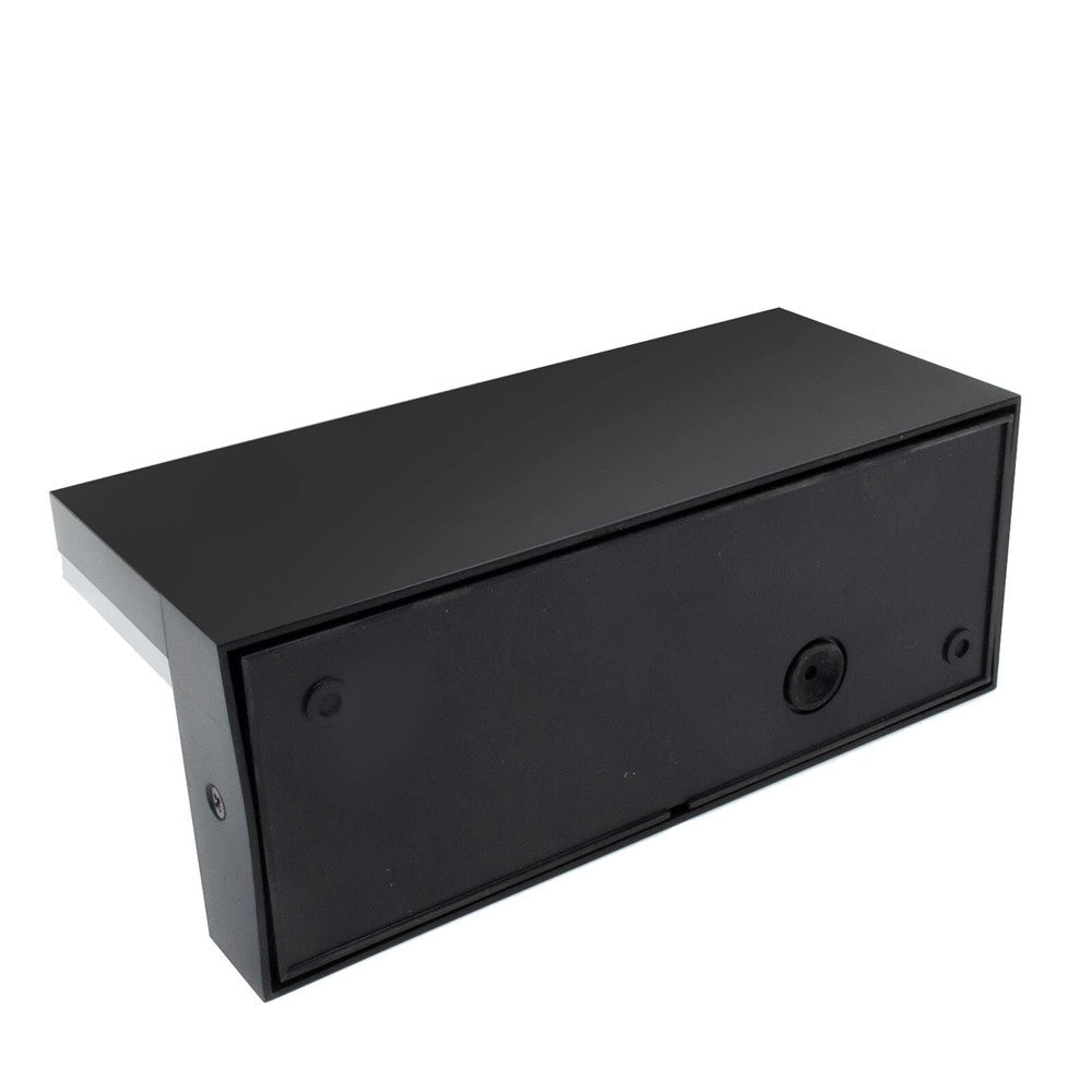 Trade Shop - Applique A Led 10 Watt Lampada Da Parete Per Balconi Giardino Ip54 Cct Switch B82-3c - Nero