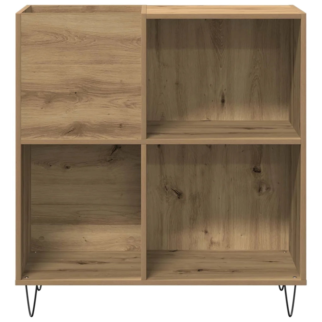 Mobile porta vinili rovere artigianale 85 x 38 x 89 cm 862912