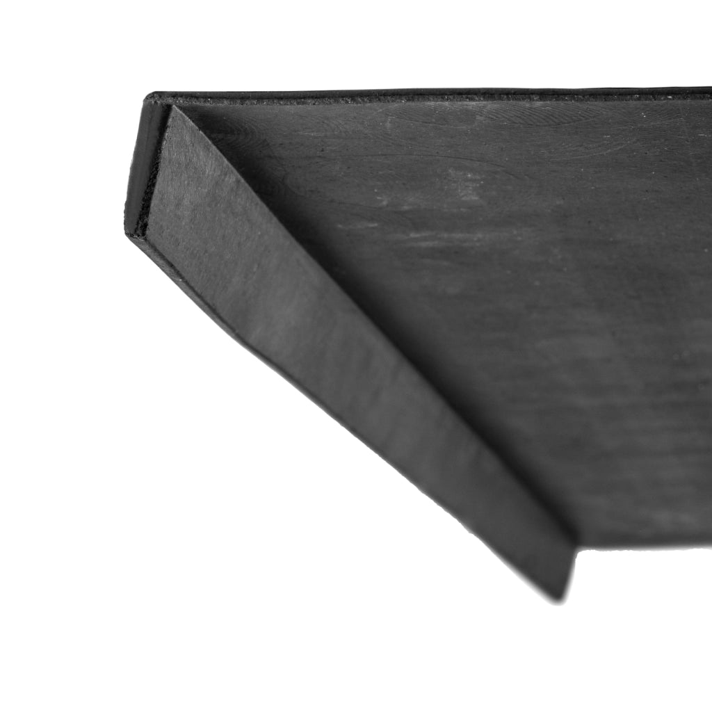 Tappetino per scale in gomma KADAX con bordo traforato, 75 cm, per esterni.