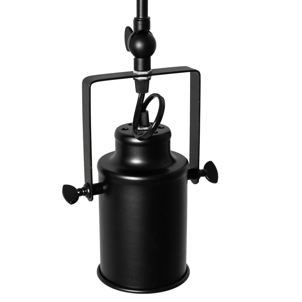 Riflettore Lampada Mobile Spot Da Soffitto Triplo Nero E27 APP487-3C