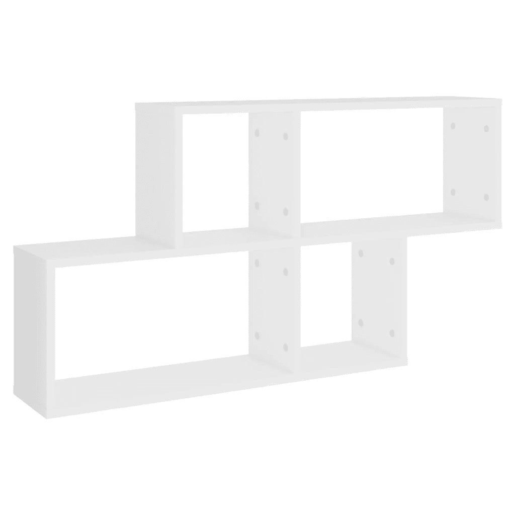 Scaffale a Parete Bianco 100x18x53 cm in in Multistrato 807160