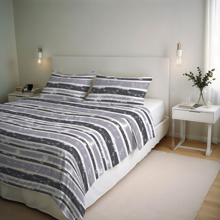 Copripiumino Singolo con Stampa sul Sacco e Federa Linea River Oka