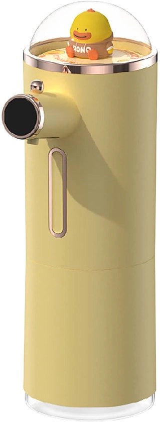 Dispensatore di sapone automatico con schiuma per bambini e animali - colore giallo - senza contatto