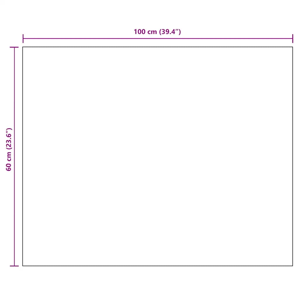 Specchio Senza Cornice 100x60 cm in Vetro 283647