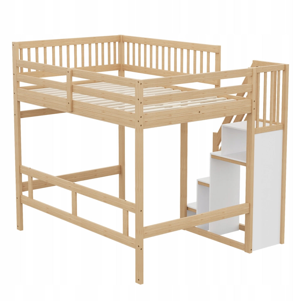Letto in legno 140x200 - Xylo - Con sponde senza materasso