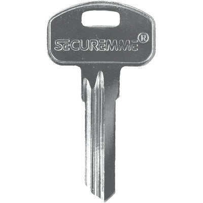 CHIAVE PIATTA SECUREMME KY ORIGINALE - OTTONE NICHELATO- 10 pezzi
