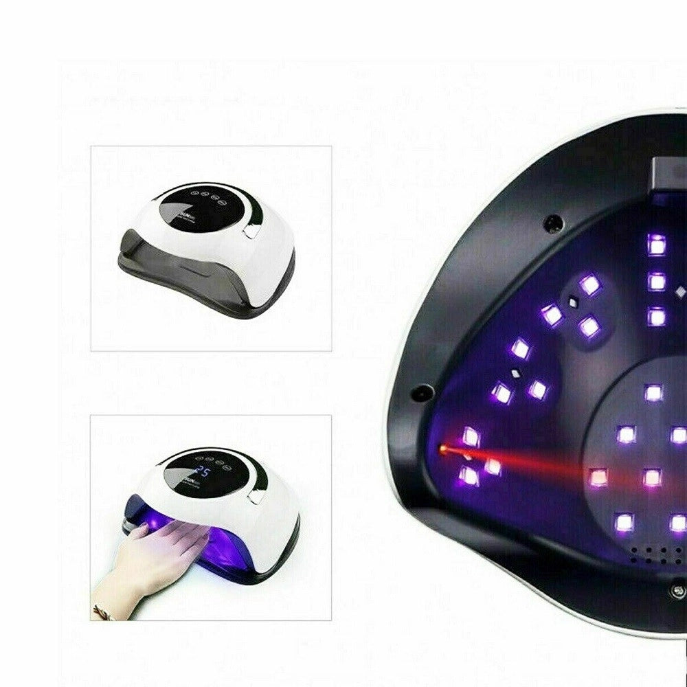 Trade Shop - Lampada Uv Led Gel Unghie Professionale 120w Fornetto Nail Art Colata Sun Bq5t -