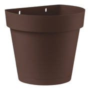 VASO GERLA in plastica CLEO VARI COLORI vaso a muro diam. 25 cm per esterno VECA Color: BRONZO
