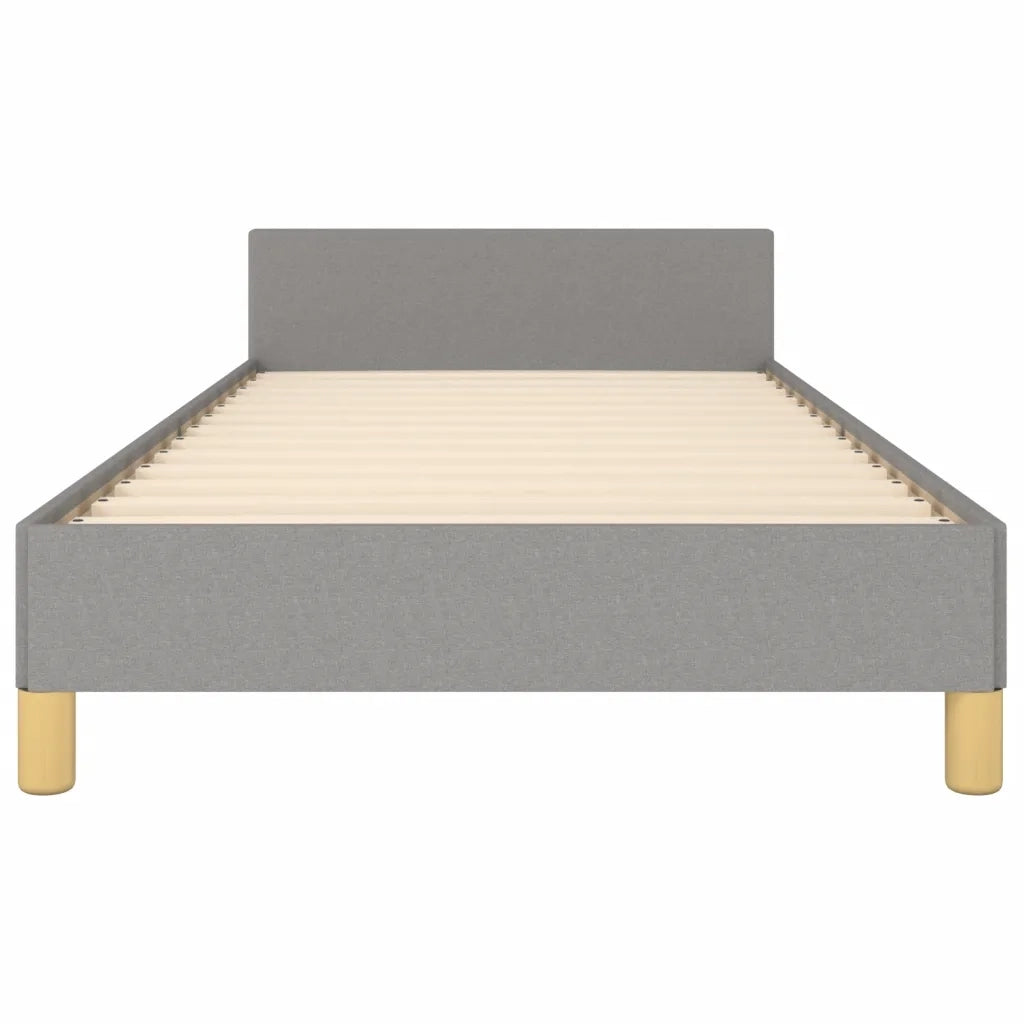 Giroletto senza Materasso Grigio Chiaro 90x200 cm Tessuto 3125268