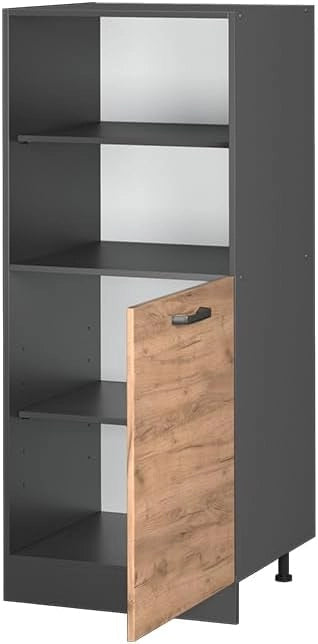 Mobile per forno da incasso R-Line, Quercia dorata, 60 cm, per la libera combinazione all'interno di sistemi cucina modulari