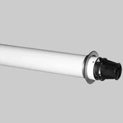 TUBO COASSIALE PER SCALDINO BAXI CON TERMINALE  Dm 60/100     BAXI