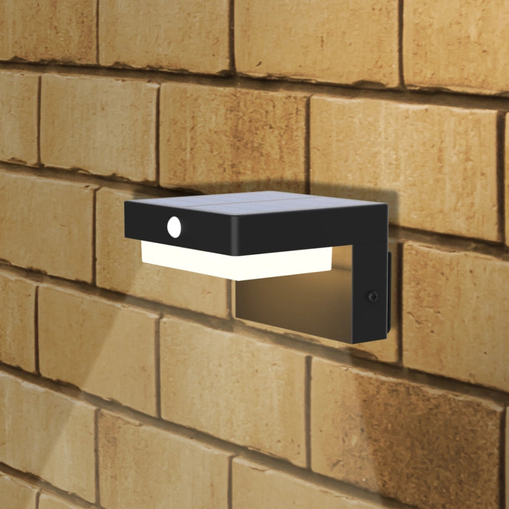 Applique solare esterna 4,5W 4000K PIR IP44 MALI Polux